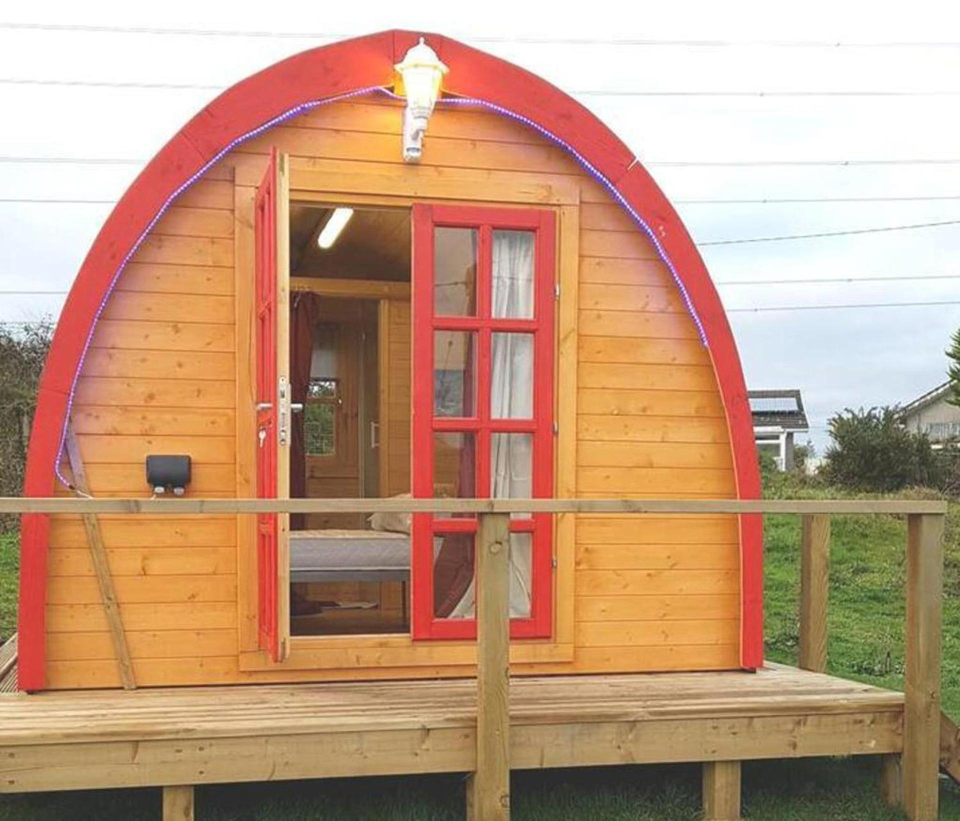 Cosy Glamping Pod Glamping In St Austell Cornwall Lanivet Exterior foto